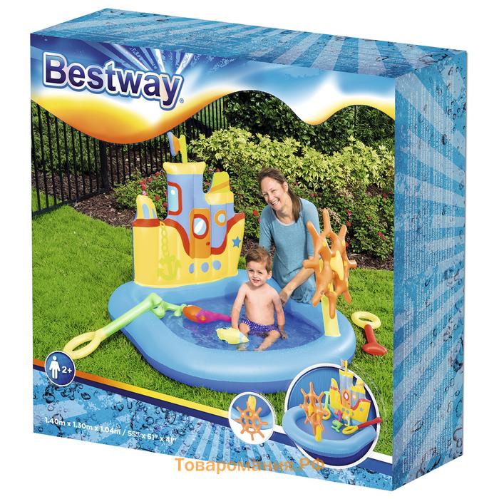 Игровой центр Bestway «Кораблик», 140×130×104 см, от 2 лет, 52211