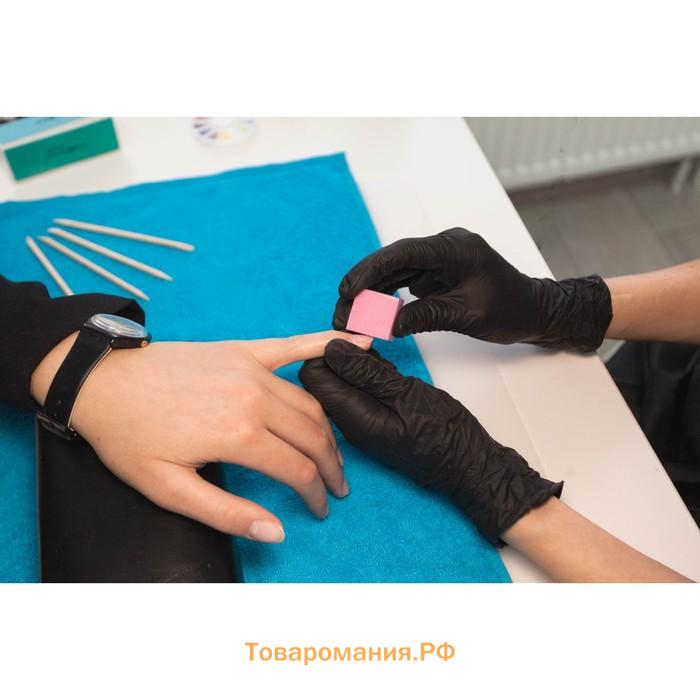 Бафы наждачные для ногтей, четырёхсторонние, 70 шт., разноцветные