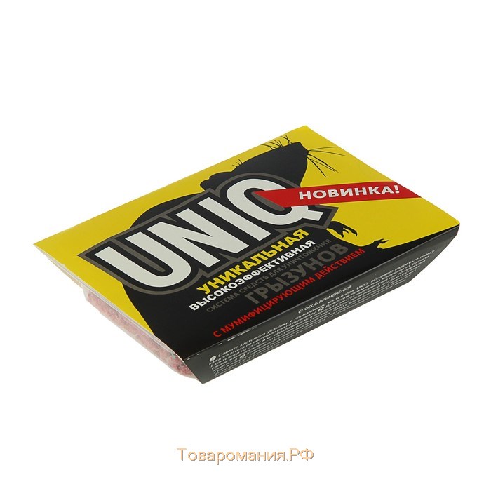 Высокоэффективная система средств от грызунов UNIQ, гель 150 г + гранулы 100 г
