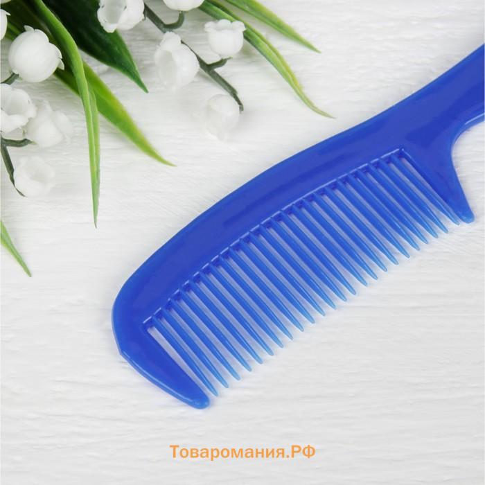 Расчёска с ручкой, 14×3.5 (±1) см, фасовка 30 шт., МИКС