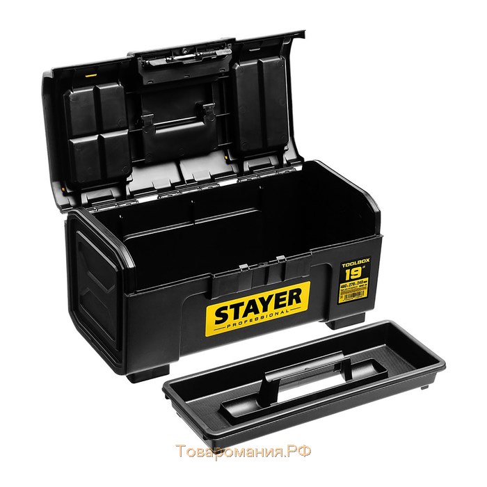 Ящик для инструмента  STAYER Professional "TOOLBOX-19", пластиковый