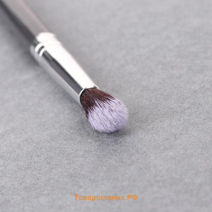 Кисть для макияжа «Brush GRAPHITE», 18,5 см, цвет тёмно-серый