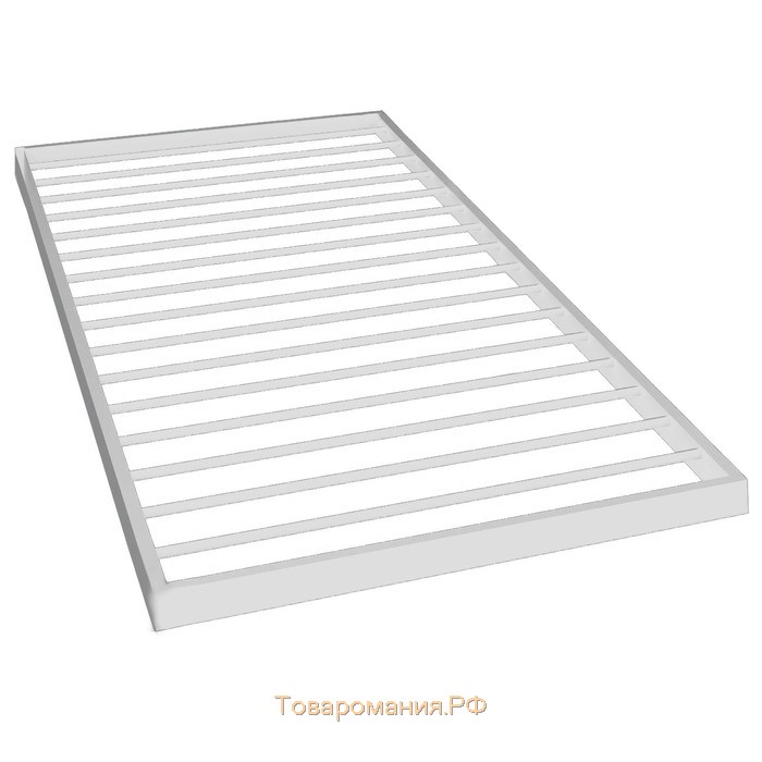 Кровать «Хостел Дуо», 800 × 2000 мм, металл, цвет белый