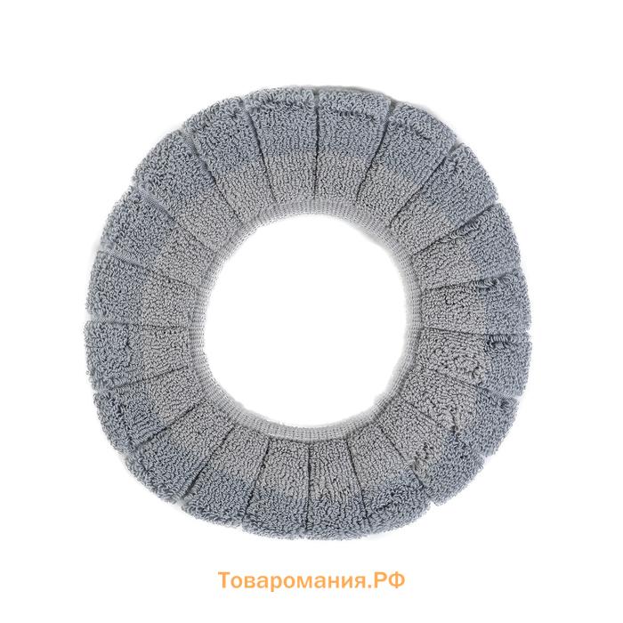 Чехол на сиденье для унитаза на резинке «Полоски», 31.5×31.5 см, 75 г, МИКС