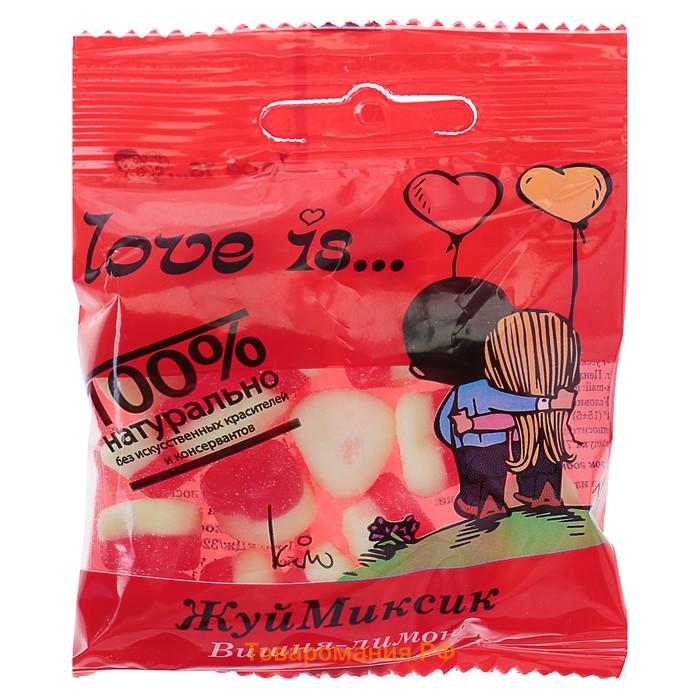 Мармелад Love Is «ЖуйМиксик», вишня-лимон, 20 г