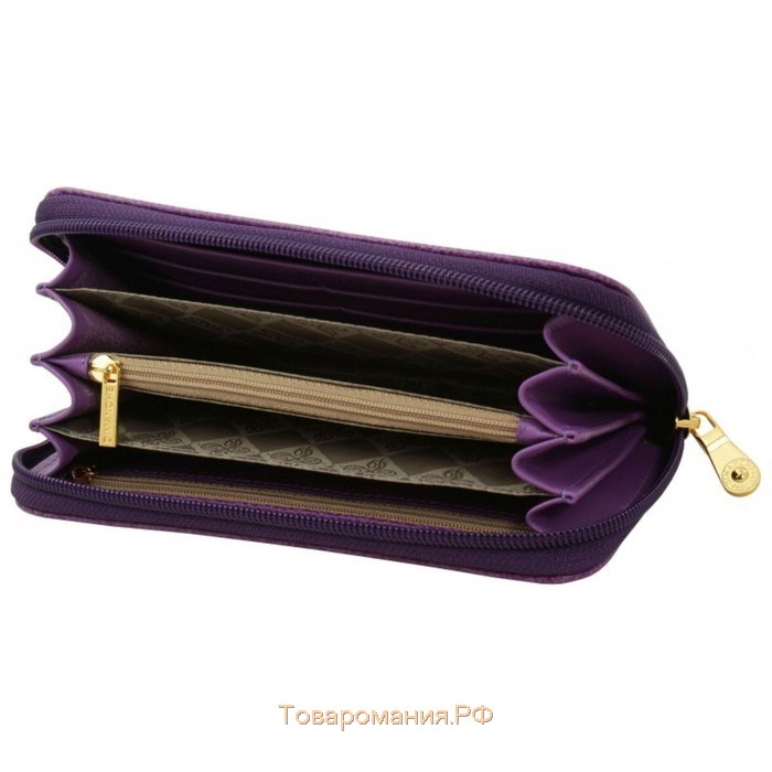 Кошелек, 19 х 2,5 х 10,5 см, цвет пурпурный, серия Purpur
