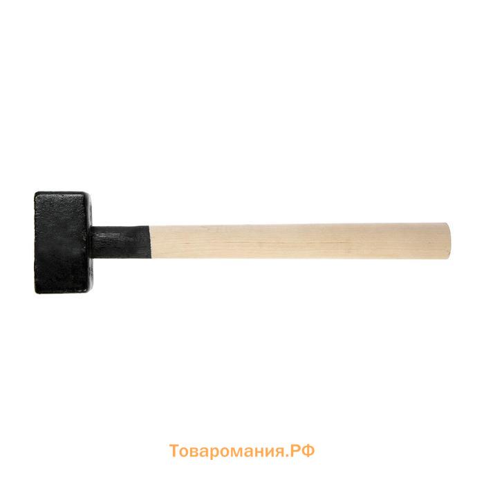Кувалда литая ЛОМ, 1.5 кг, деревянная рукоятка