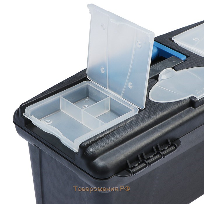 Ящик для инструмента ТУНДРА, 13", 320 х 175 х 160 мм, пластиковый, два органайзера