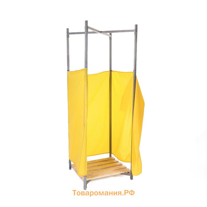 Каркас для летнего душа, 80×80×230 см, штора МИКС