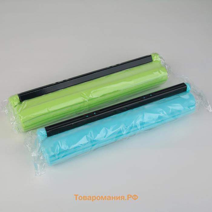 Насадка для швабры PVA , с роликовым отжимом, 27×6.5×5.5 см, МИКС