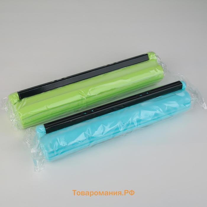 Насадка для швабры PVA , с роликовым отжимом, 27×6.5×5.5 см, МИКС