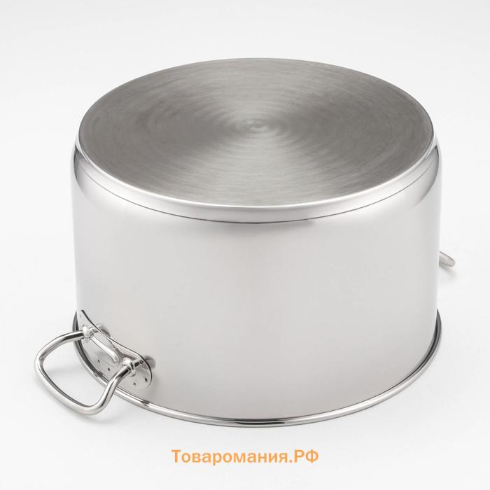 Кастрюля Amet «Профи», 14 л, d=31.6 см, капсульное дно, индукция