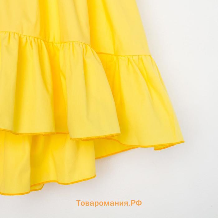 Платье детское KAFTAN "Princess", размер 30 (98-104), цвет жёлтый