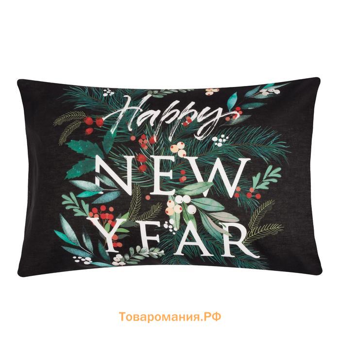 Комплект наволочек "" New year 50х70 см - 2 шт, 100% хлопок, бязь