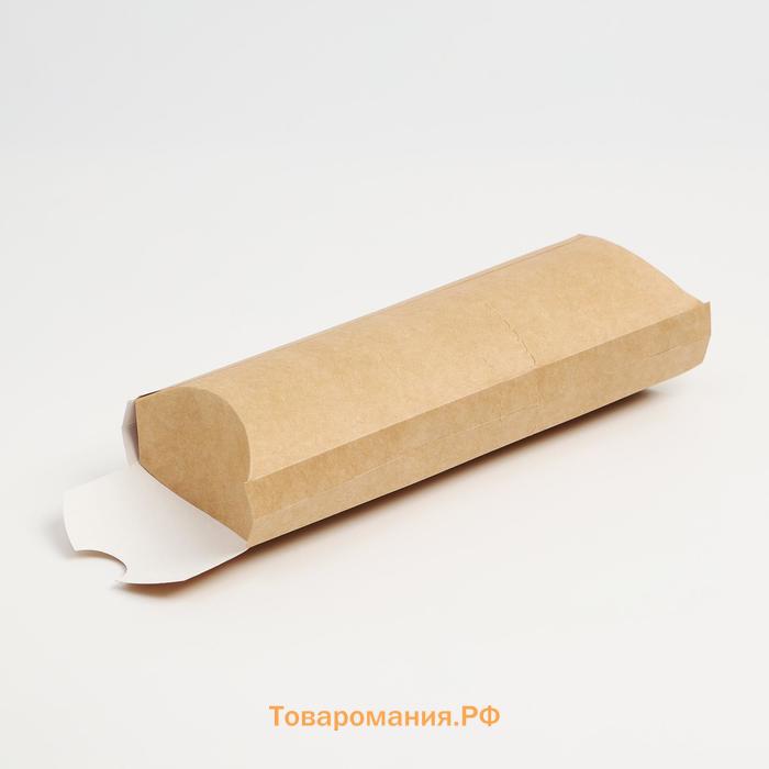 Коробка под ролл, крафт, 21×8×6 см