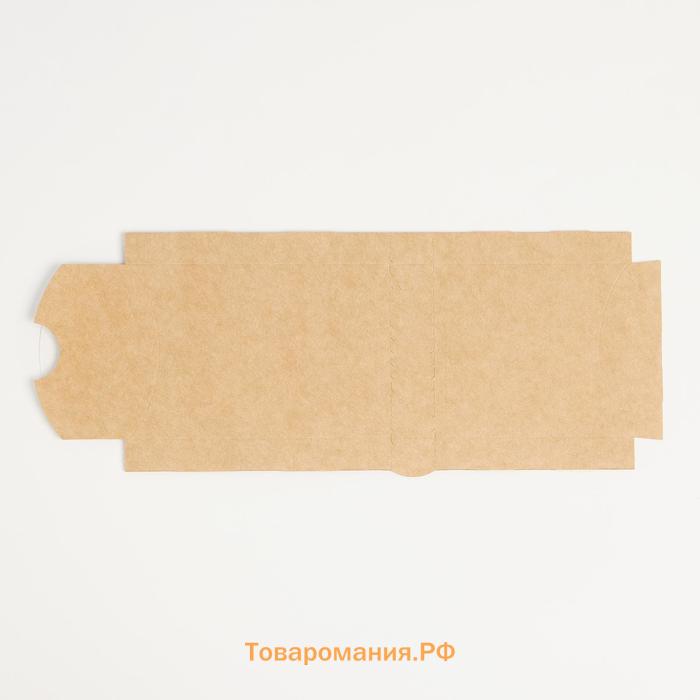Коробка под ролл, крафт, 21×8×6 см