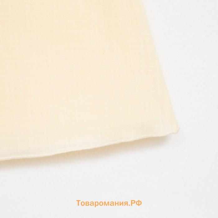 Платье для девочки MINAKU: Cotton Collection жёлтое, рост 134 см
