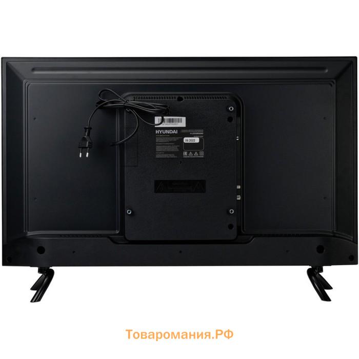 Телевизор Hyundai H-LED32BS5003, 32", 1366x768, DVB-T2/C/S2,HDMI 2, USB 1, SmartTV,чёрный