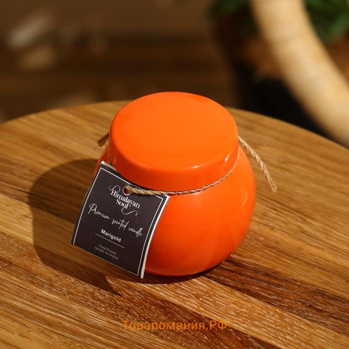 Свеча ароматическая в баночке, 150 г, парафин, marigold