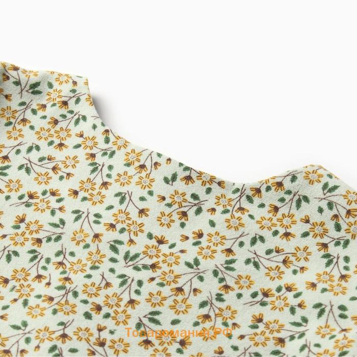 Платье для девочки MINAKU: Cotton collection, цвет фисташковый, рост 92 см