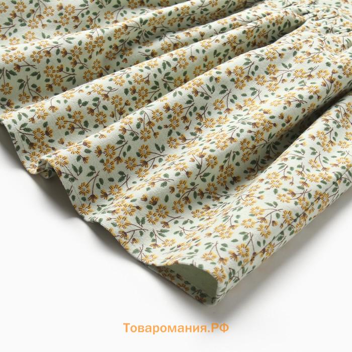 Платье для девочки MINAKU: Cotton collection, цвет фисташковый, рост 92 см