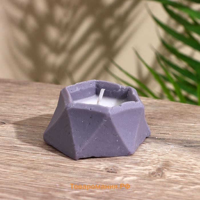 Свеча шестиугольная, 6×6×3 см, соевый воск