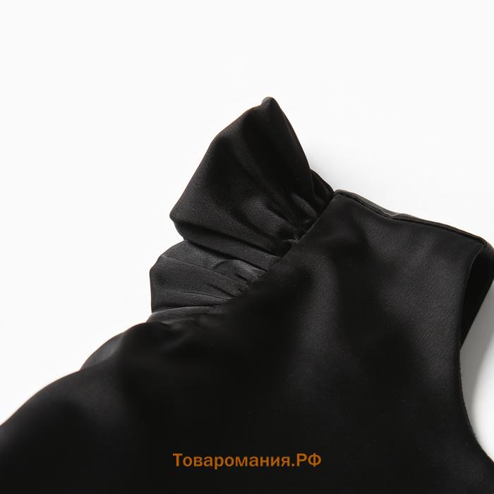 Платье нарядное детское MINAKU: PartyDress, цвет чёрный, рост 104 см