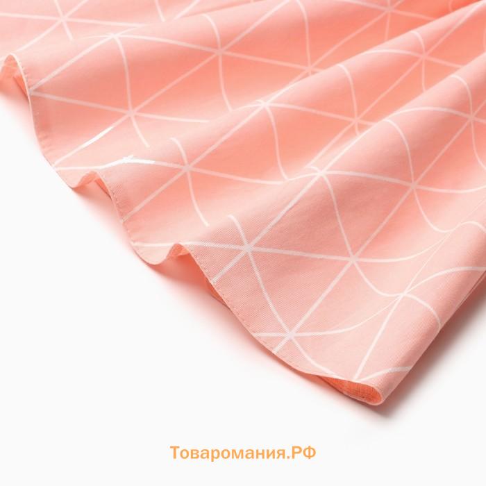 Платье детское с воротником KAFTAN «Ромбик», размер (98-104 см)