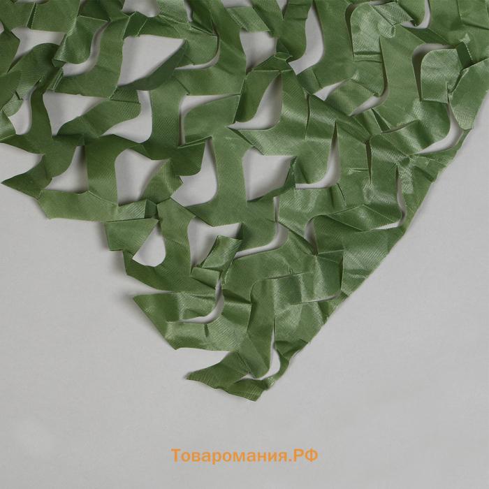 Сетка маскировочная, 3×2 м, одинарная, тёмно-зелёная, Greengo