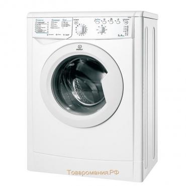 Стиральная машина Indesit IWSB 5085 (CIS), класс A, 800 об/мин, до 5 кг, белая