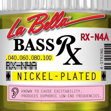 Струны для бас-гитары La Bella RX-N4A RX – Nickel 40-100