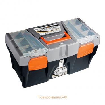Ящик для инструмента STELS, 590 × 300 × 300 мм, 24", пластик