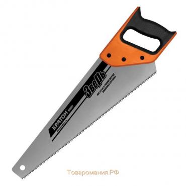 Ножовка "Кратон" HOBBY 2 03 02 005, 400 мм, шаг 3.6 мм, 3-гранные закаленные ТВЧ зубья