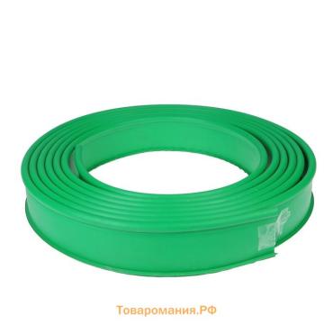 Лента бордюрная, 11 см×10 м, толщина 1 мм, пластиковая, коричневая, KANTA