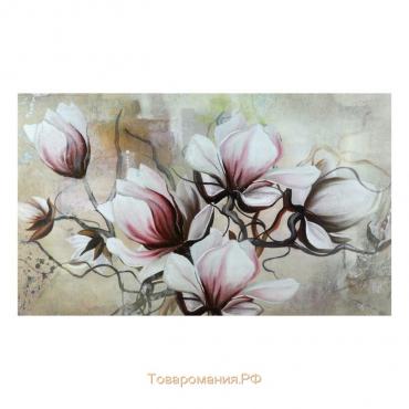 Картина на холсте "Необычные цветы" 60*100 см