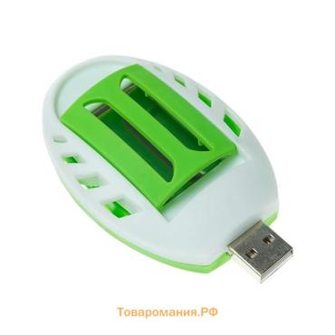 Фумигатор LRI-10, работает от USB, бело-зелёный