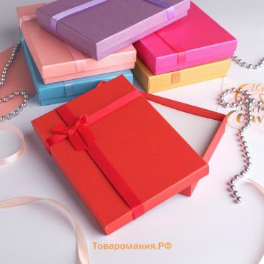 Коробочка подарочная под набор «Палетка», 13×18 (размер полезной части 12.5×17.5 см), МИКС, вставка белая