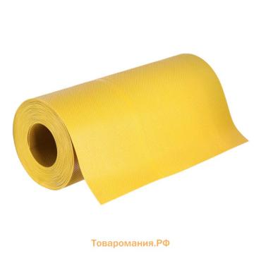 Лента бордюрная, 30 см×10 м, толщина 1.2 мм, пластиковая, жёлтая, Greengo