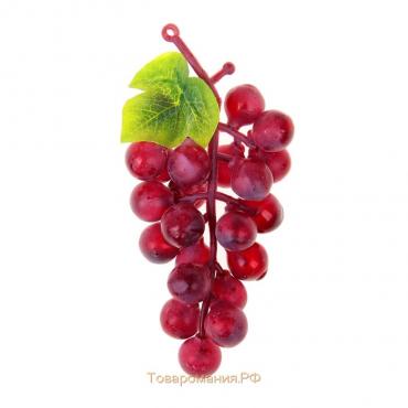 Муляж "Виноград матовый" 22 ягоды 12 см, микс
