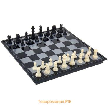 Шахматы магнитные «Пластиковые» 32×32 см, складная доска, для путешествий