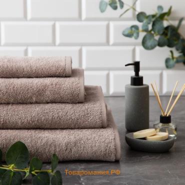 Полотенце махровое "" Organic Stone 100х150 см, 100% хлопок, 420гр/м2