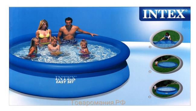 Бассейн надувной INTEX Easy Set, 305×76 см, фильтр-насос, 28122NP