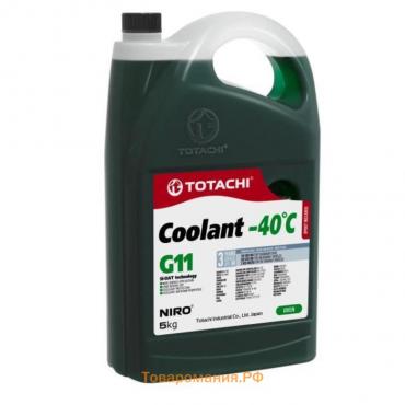 Антифриз Totachi NIRO COOLANT -40 C, G11, зелёный, 5 кг