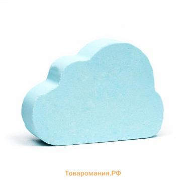 Бомбочка для ванны "Облако" голубая, радужная, 150 г